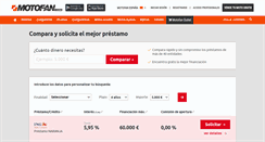 Desktop Screenshot of financiacion.motofan.com